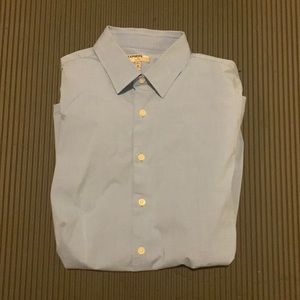 Mens blue dress shirt
